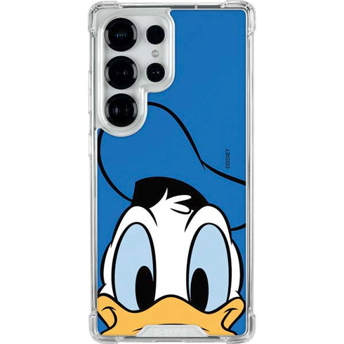Disney Friends Donald Duck Up Close Galaxy S25 Ultra Clear Case